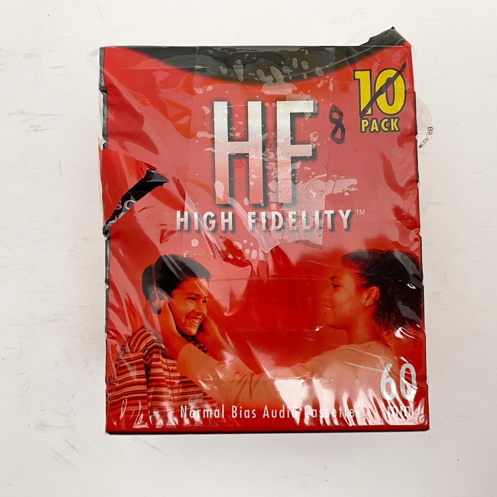 Sony HF High Fidelity Normal Bias 60 Min Blank Audio Cassette Lot of 8 NEW